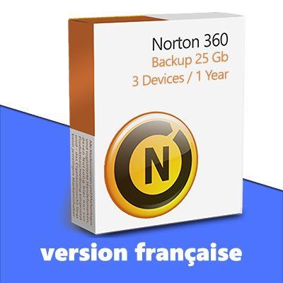 Norton 360 Deluxe 3 appareils 1 an 25 GB - FR 1