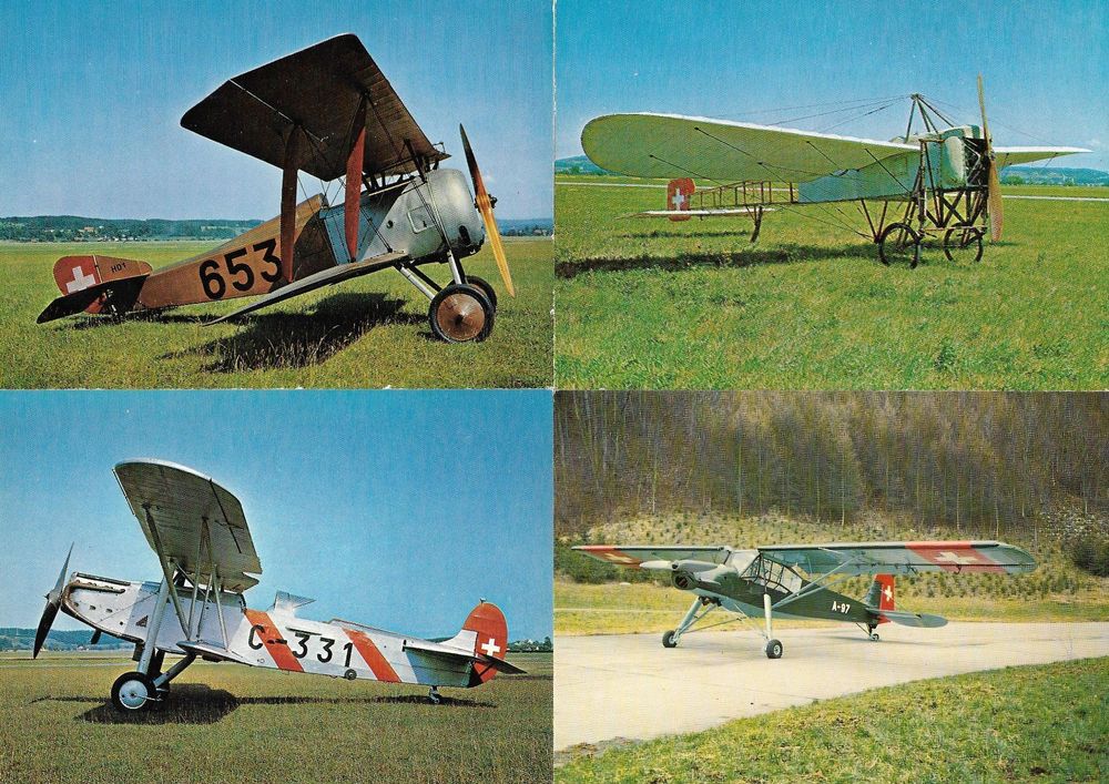 Ansichtskarten Historische Flugzeuge Swiss Army Oldtimer Kaufen Auf 