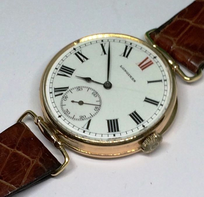 Longines Armbanduhr (38mm) 18k Gold von ca 1910 (selten!) | Comprare su  Ricardo