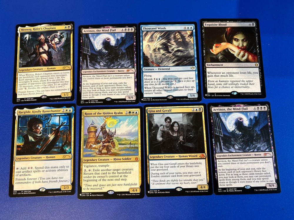 23 Rare/Mythic, 13 UC,6 C Magic Karten aus "der Liste"/Promo Kaufen auf Ricardo