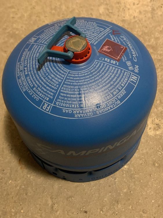 Neue volle Campingaz Gasflasche 904 / 4L Kaufen auf Ricardo