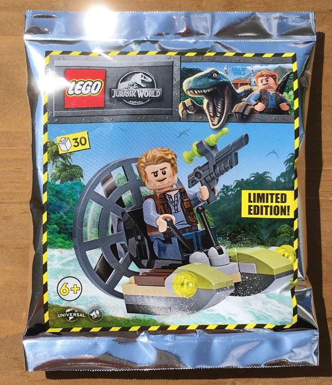 LEGO Jurassic World Owen Grady Polybag Neu 1