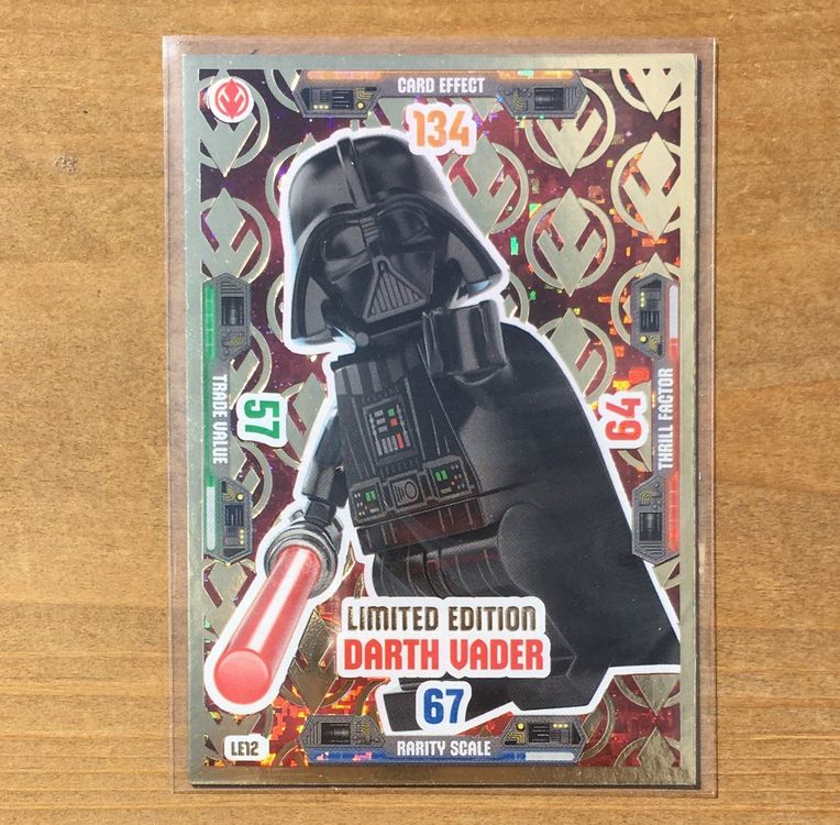 LEGO Star Wars Darth Vader Karte Limited Edition 1