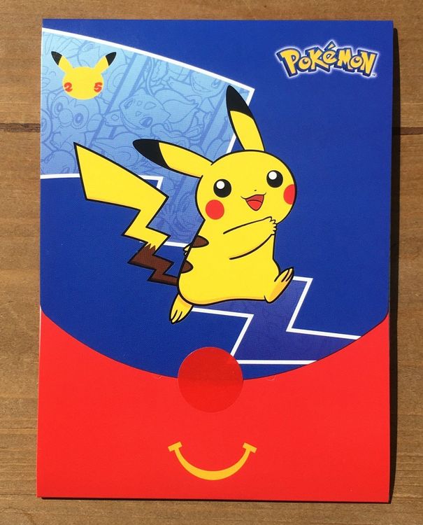 Pokémon 25th Jubiläum McDonald’s Promo Booster Deutsch 1