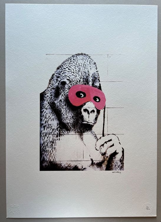 Banksy « Gorilla » XL VERSION 53/150 1