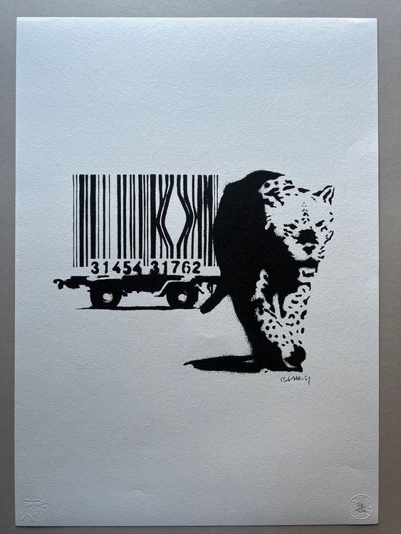 Banksy « Barcode » XL VERSION 22/150 1
