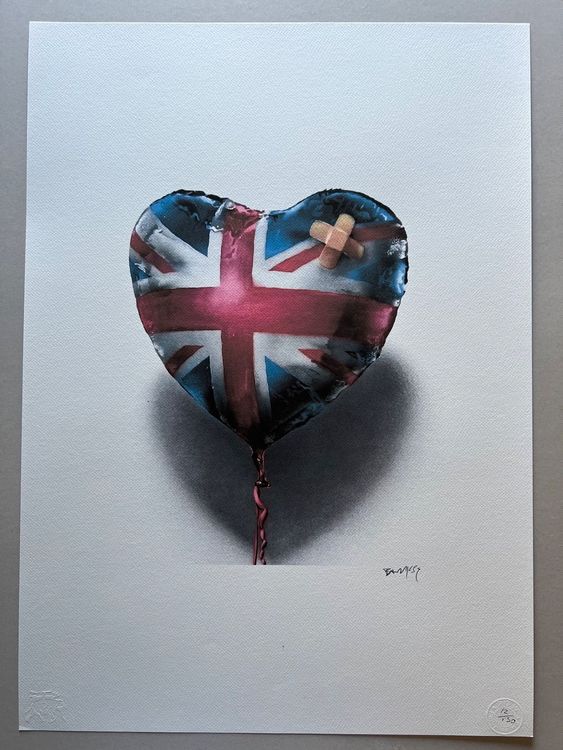 Banksy « Uk Election Ballon » XL VERSION 12/150 1