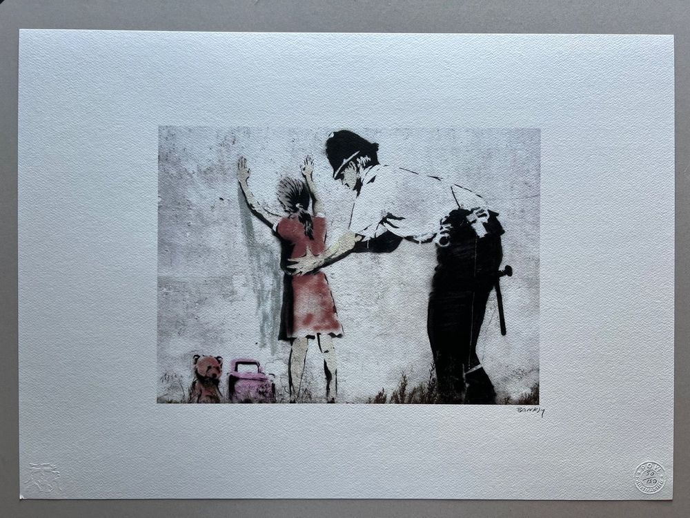 Banksy « Policeman Searching Girl » XL VERSION 50/150 1