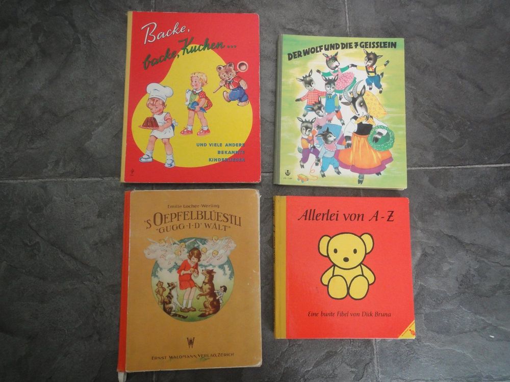 4 alte Kinderbücher 1