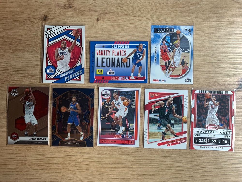 NBA Kawhi Leonard Lot 8 Cards 1