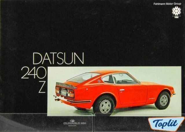 ORIGNIAL NEUWAGEN PROSPEKT DATSUN 240 Z - 1972 1