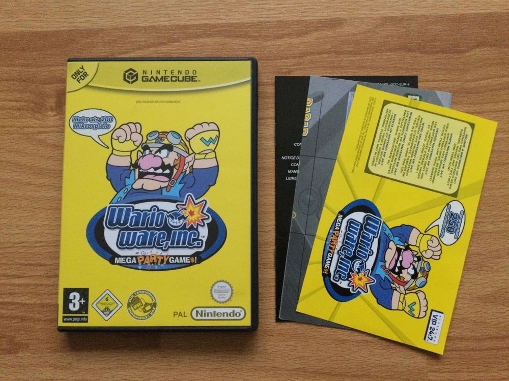 Warioware Inc. Mega Party Games Gamecube TOP sammler ab 1.- | Acheter ...