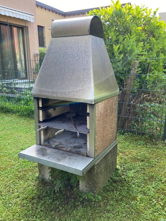 Garten Cheminee mit Metallhaube Kaufen auf Ricardo
