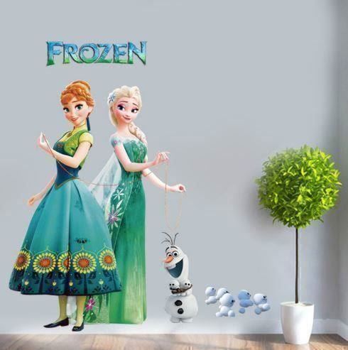 Sticker Elsa Anna Olaf Frozen 1