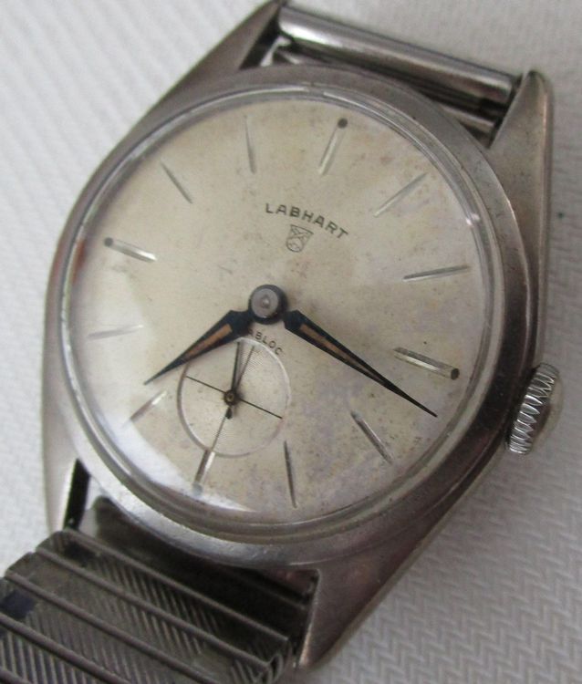 vintage Uhr LABHART Handaufzug 1