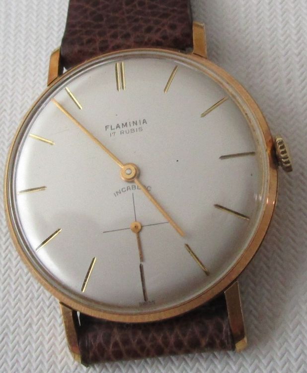 vintage FLAMINIA Watch Handaufzug 1
