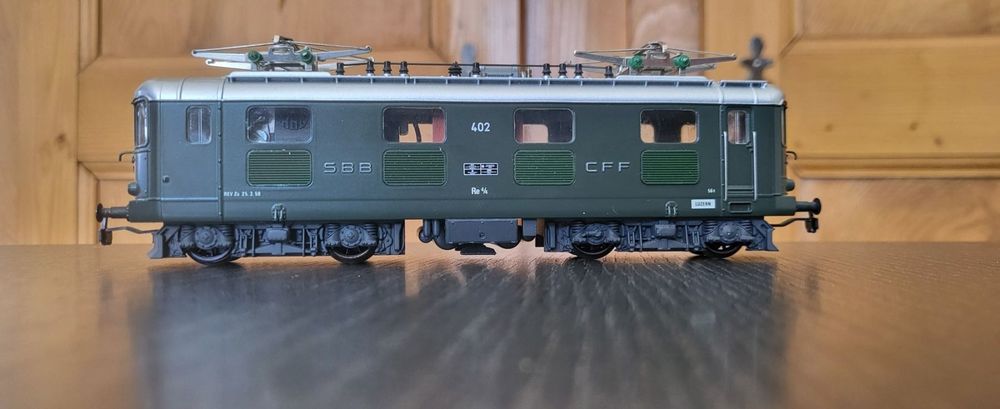 Locomotive HAG HO Re 4/4 II SBB CFF FFS – Digitale DCC – Certificat Inclus
