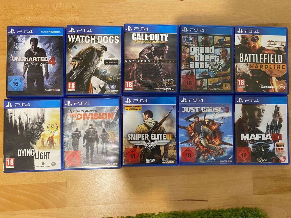 10 € ps4 spiele