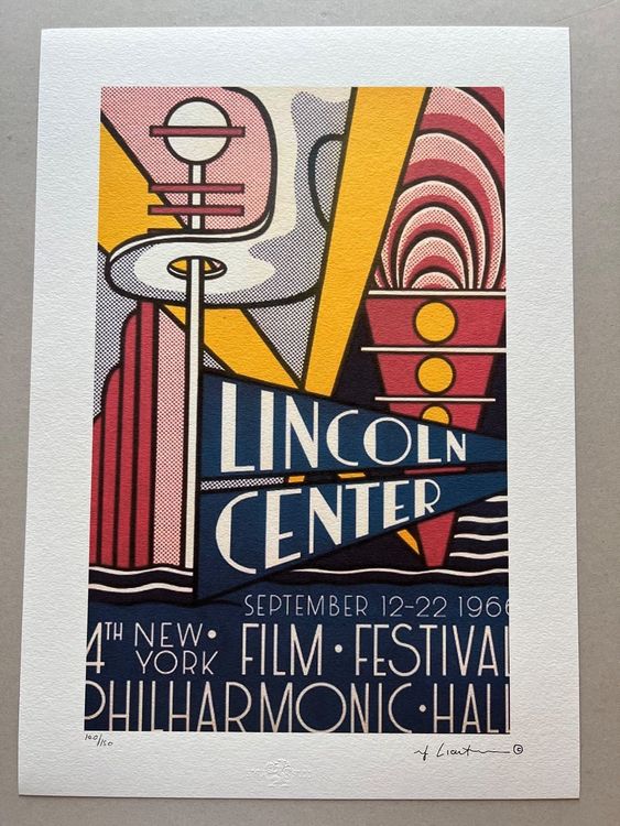 Roy Lichtenstein « Lincoln Center » 100/150 1