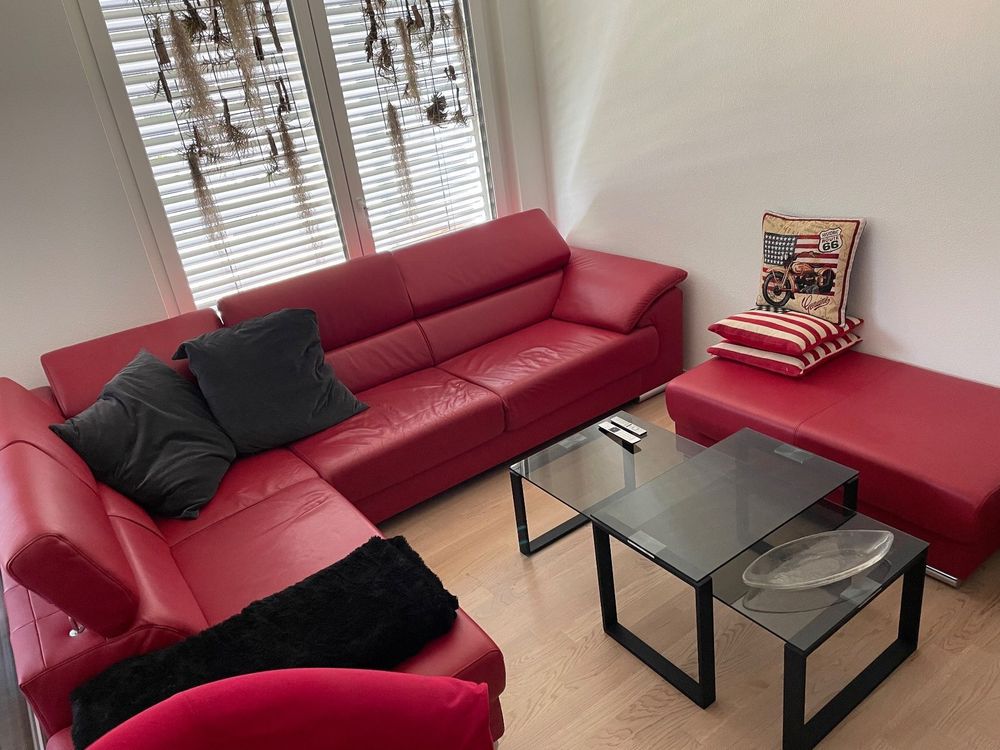 ledersofa wohnlandschaft