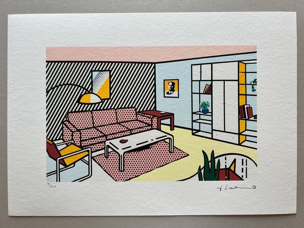 Roy Lichtenstein « Modern Room » 19/150 1
