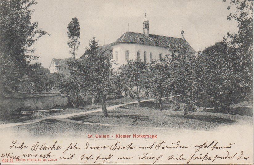 Ansichtskarte St. Gallen - Notkersegg 1905 1