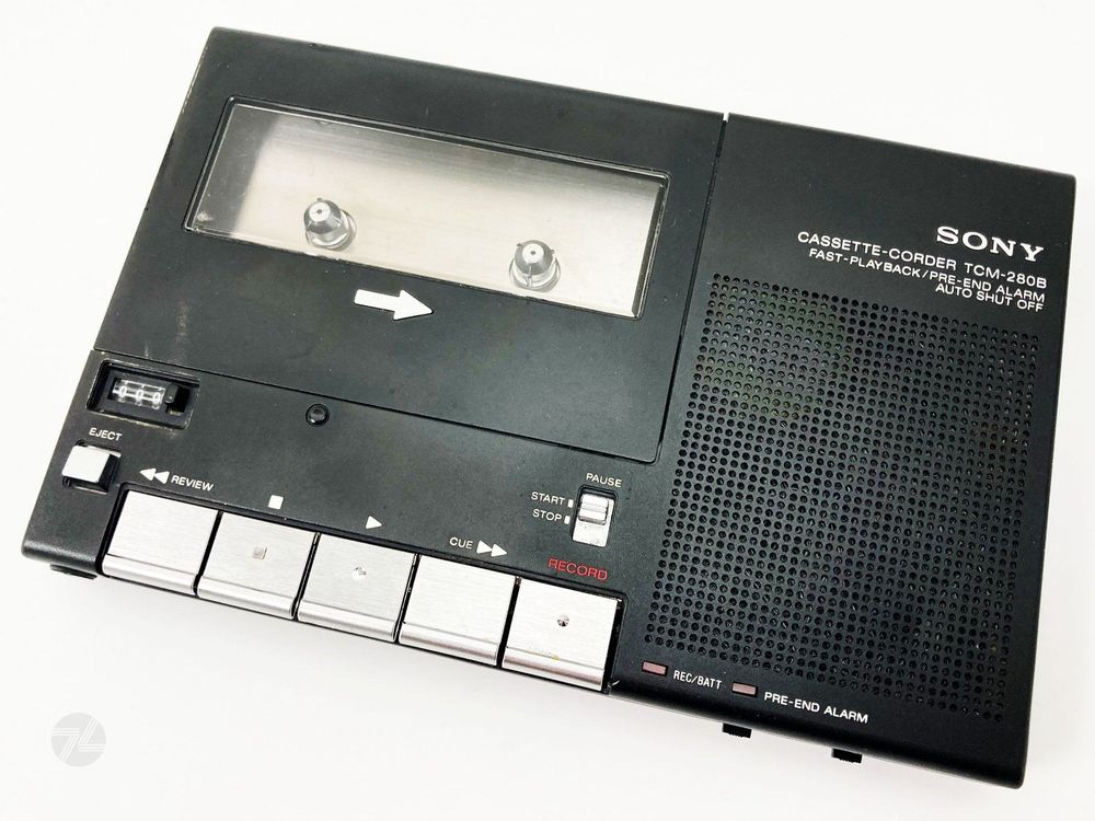 Sony TCM-280B Cassette Player Walkman Recorder + Etui 1