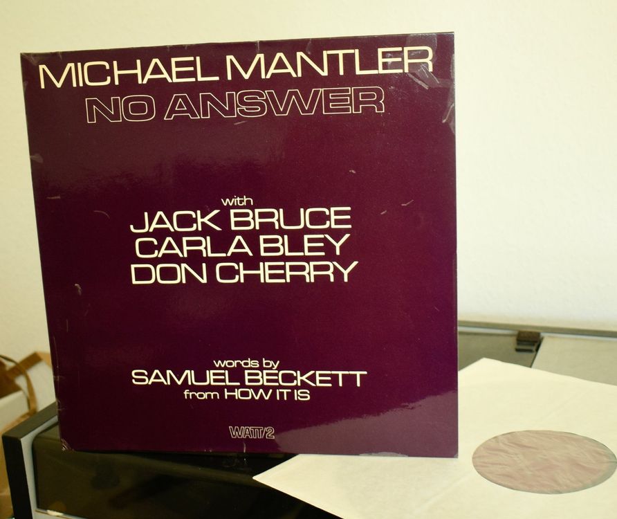 Michael Mantler - No Answer GERMAN LP 1974 Mint-! 1