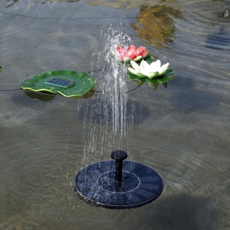 Mini fontaine flottante solaire 1