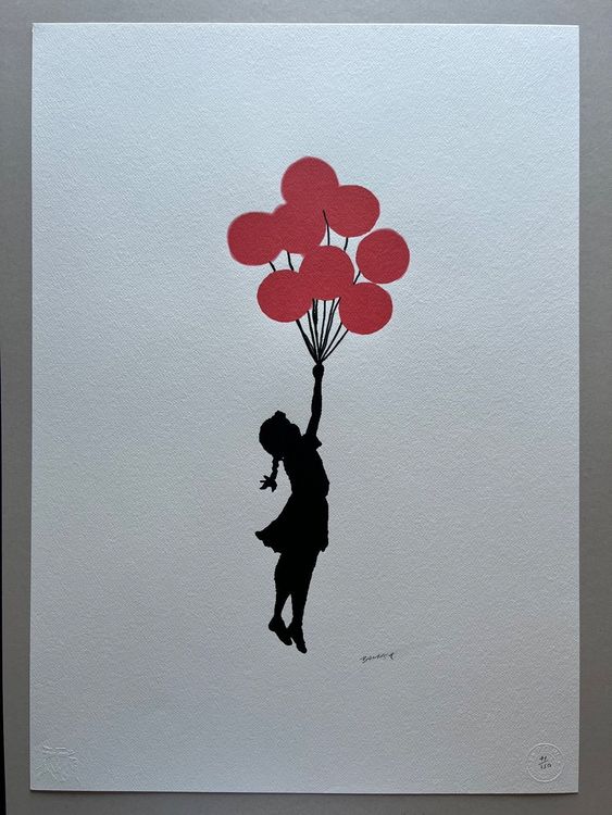 Banksy « Girl with Balloons » XL VERSION 41/150 1