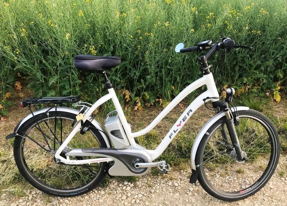 flyer e bike weiß