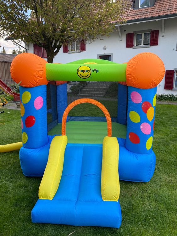 Hüpfburg Happy Hop mit Gebläse | Kaufen auf Ricardo