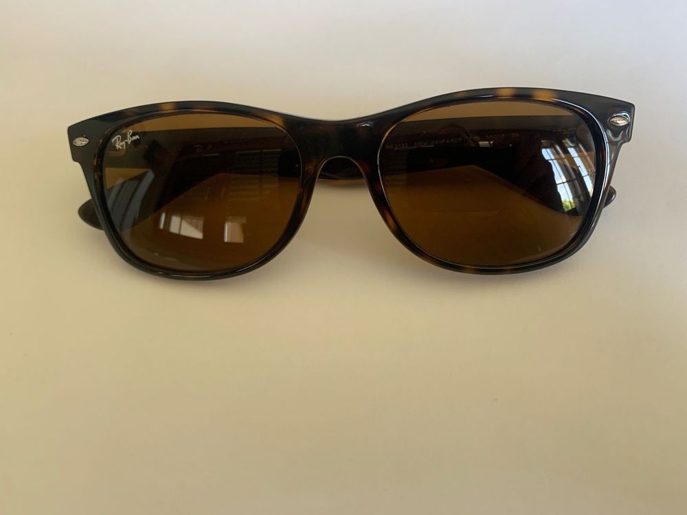 Ray-Ban Sonnenbrille New Wayfarer RB2132 710 55-18 | Acheter sur Ricardo