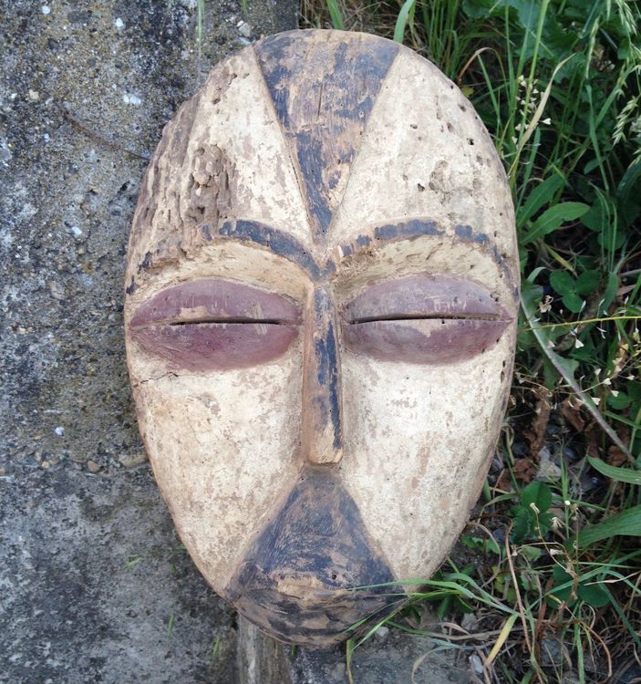 Sehr Alte afrikanische Maske Galoa 1