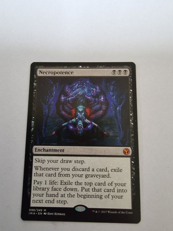 MTG Karte Necropotence Acheter sur Ricardo