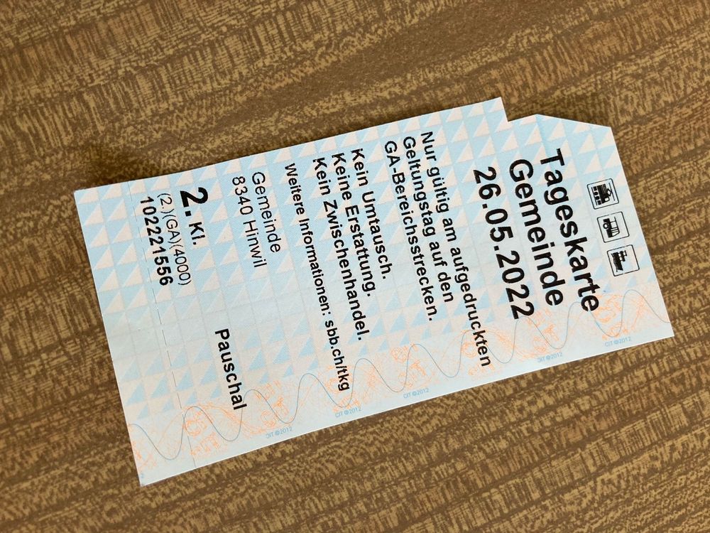 Tageskarte SBB für den 26.5.22 | Kaufen auf Ricardo