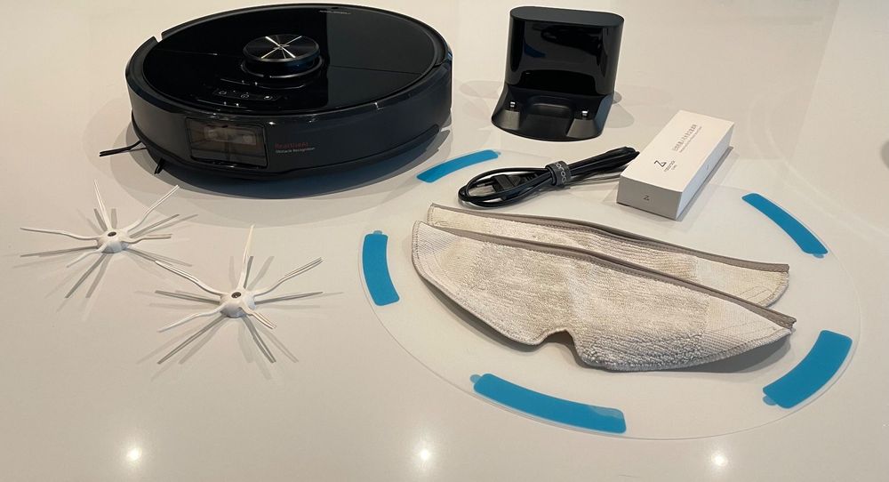 Roborock S6 MaxV Wisch und Saugroboter, Schwarz mit Zubehör Kaufen