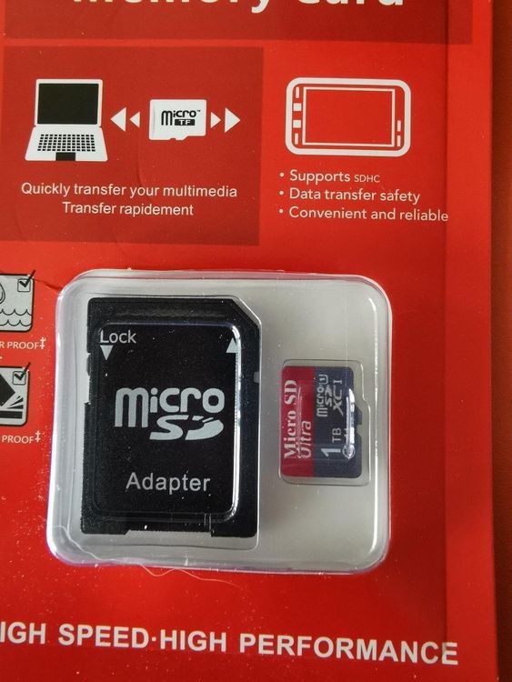1TB Micro SD Karte inkl SD Adapter Kaufen auf Ricardo