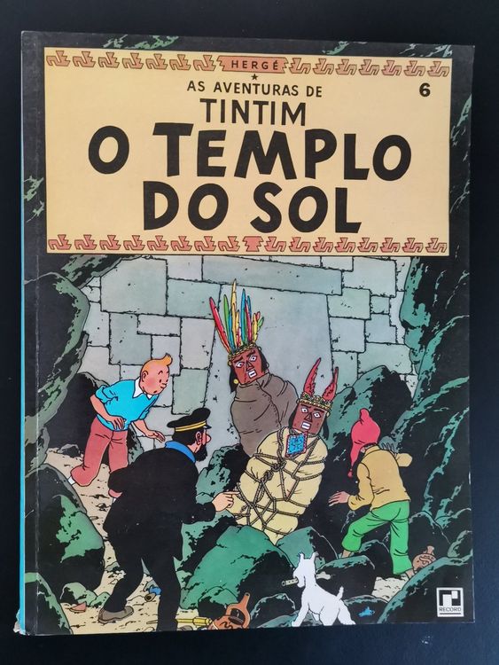 Tintim auf portugiesisch: O templo do sol 1