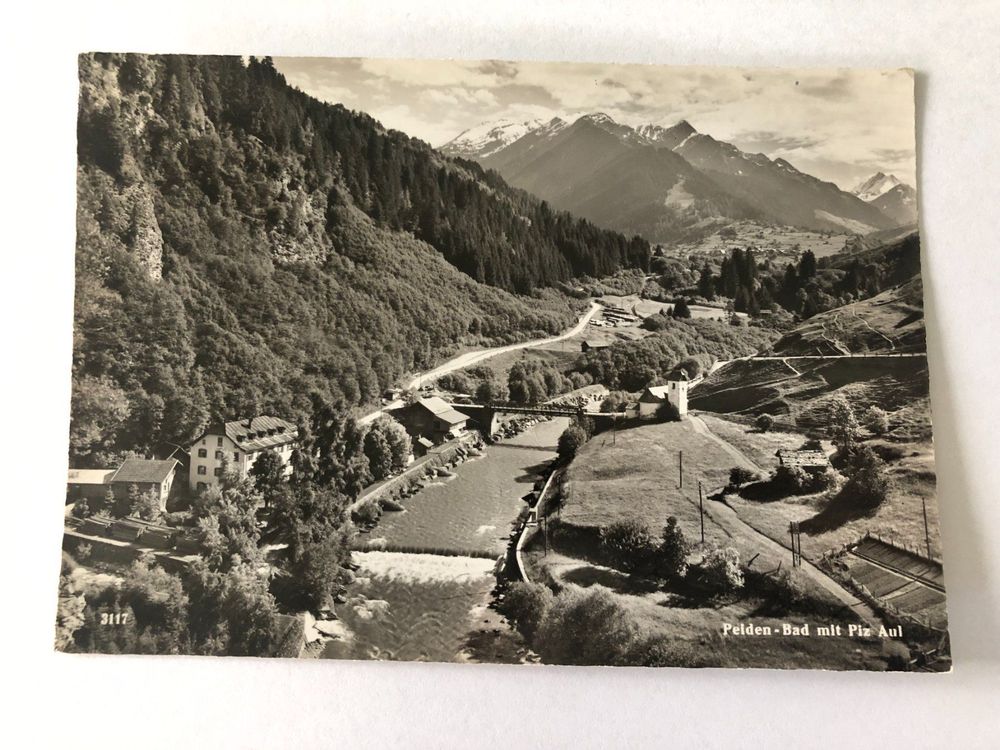 Peiden Bad mit Piz Aul 1959 Kaufen auf Ricardo