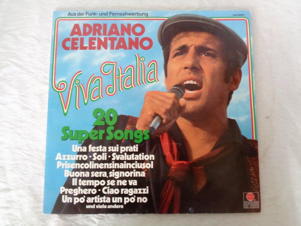 Adriano Celentano - Viva Italia / LP 20 Super Songs 1