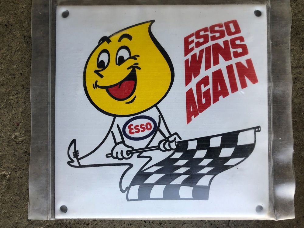 Esso benzin classic werbung reklame 1