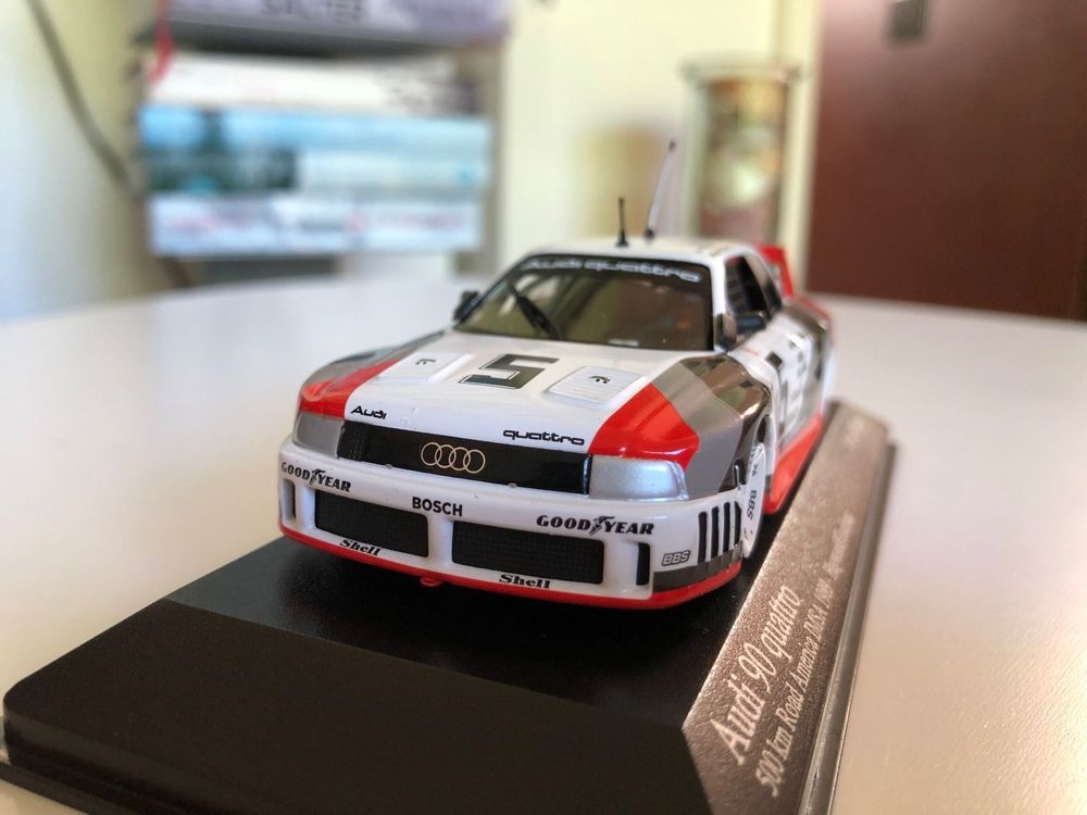 Minichamps 1/43 - Audi 90 Quattro IMSA 1989 - Modèle De Collection D'occasion