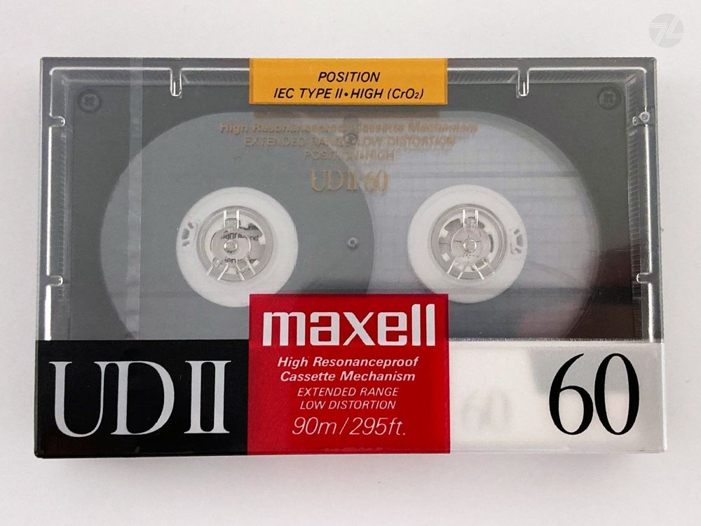 MAXELL UD II 60 Kassette Tape Leerkassette Tonband Type II 1