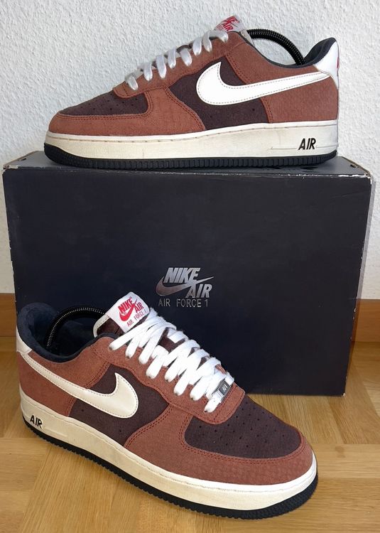 air force 1 low red bark