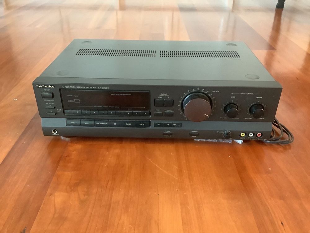 Ampli Stéréo Technics SA-GX230 - 50W/canal - Testé Fonctionnel - Phono/VCR