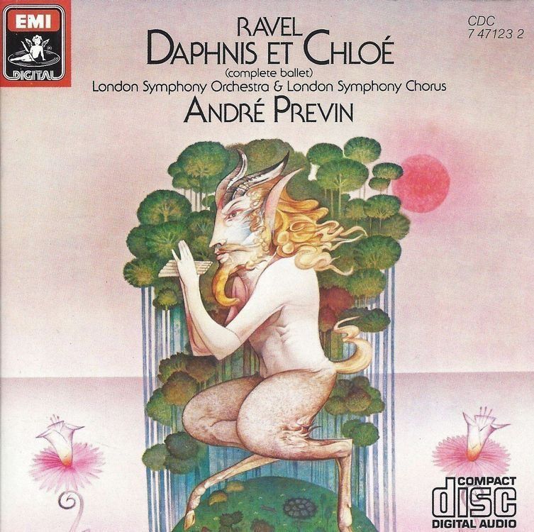 André Previn RAVEL DAPHNE ET CHLOE  LSO Chorus EMI JAPAN CD 1