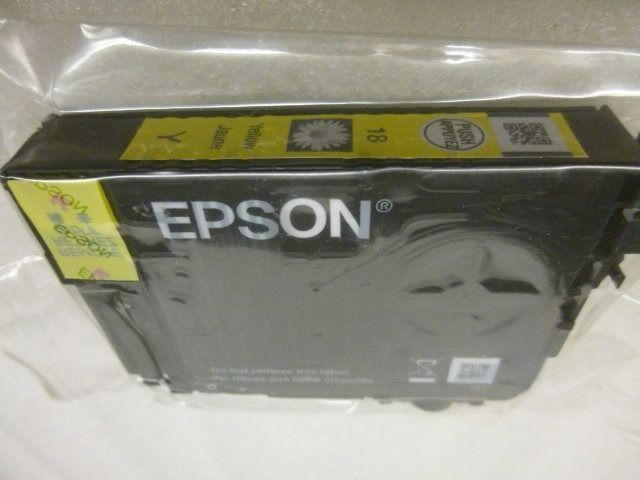 1x EPSON 18 > Yellow - 100 % NEW 1
