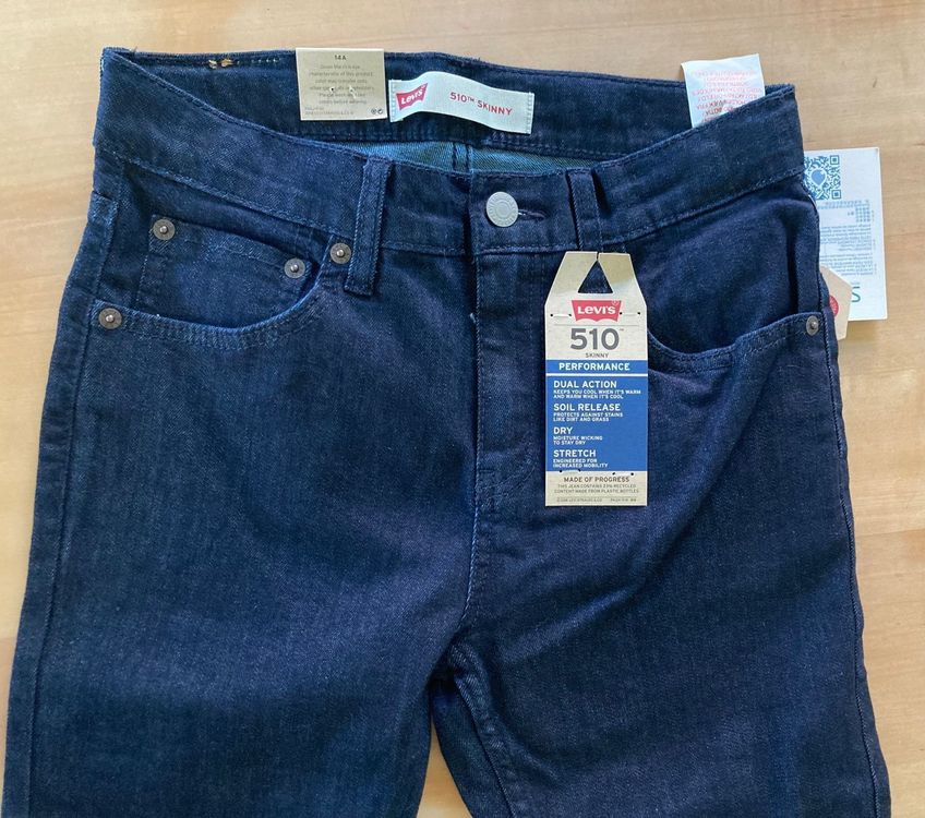 Levis 510 neue dunkelblaue Jeans, slim und wärmeregulierend! | Kaufen auf  Ricardo