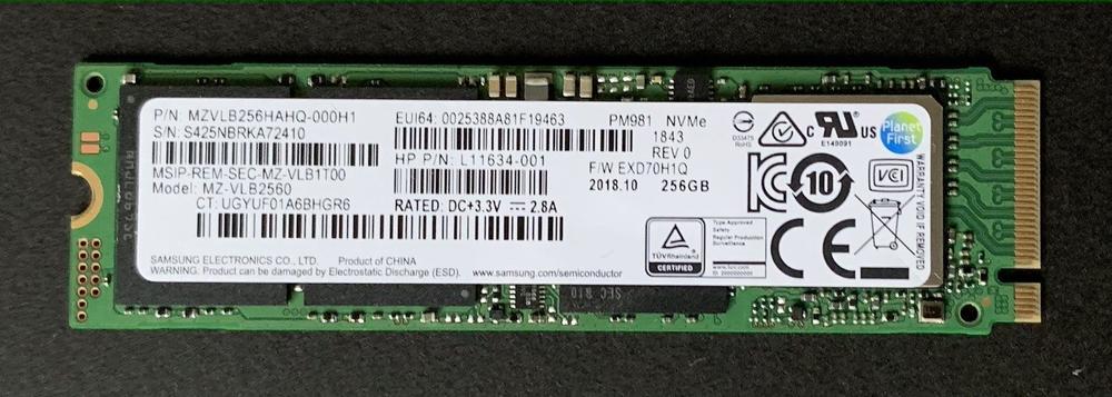 Ssd samsung pm981 обзор